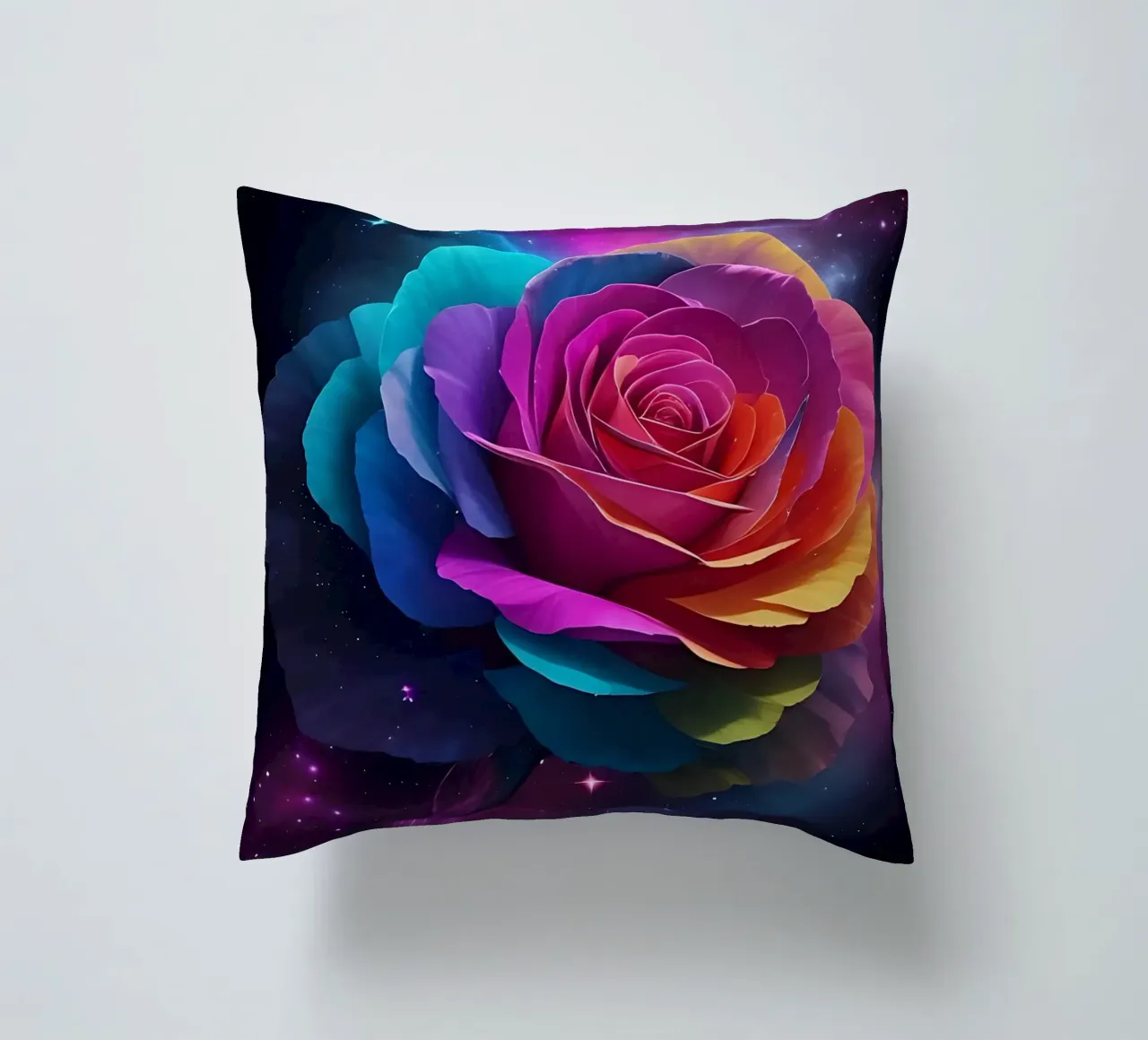 Space Nebula Rose cuscino da LM2KONE