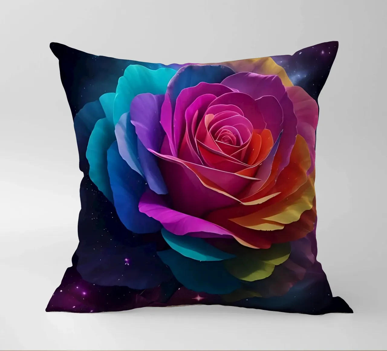 Space Nebula Rose cuscino da LM2KONE
