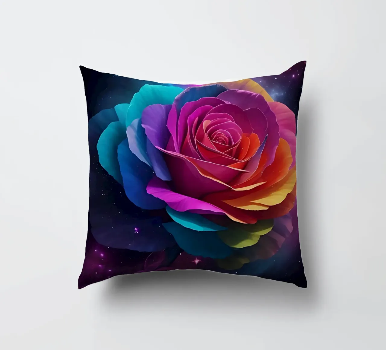 Space Nebula Rose cuscino da LM2KONE