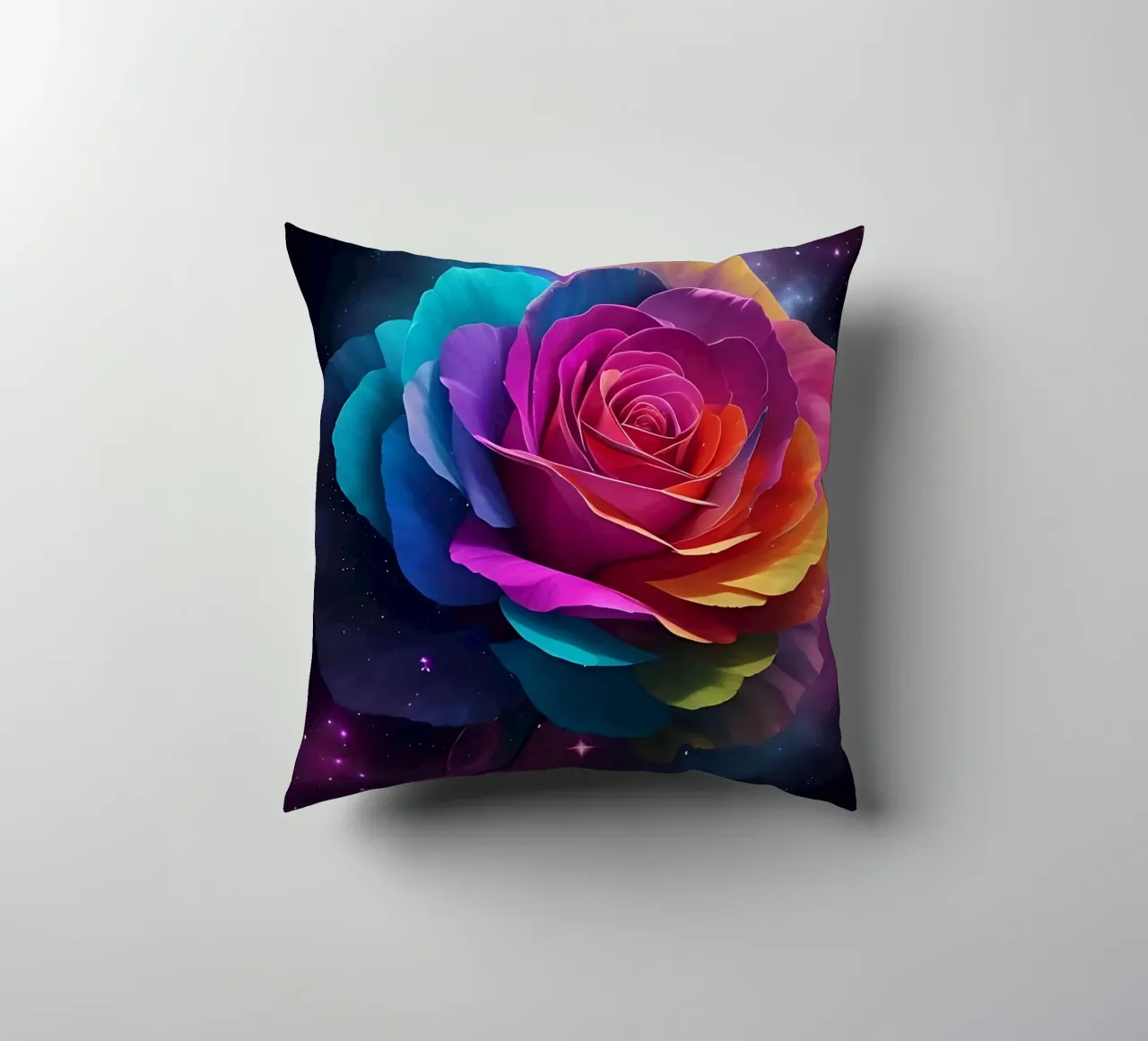 Space Nebula Rose cuscino da LM2KONE
