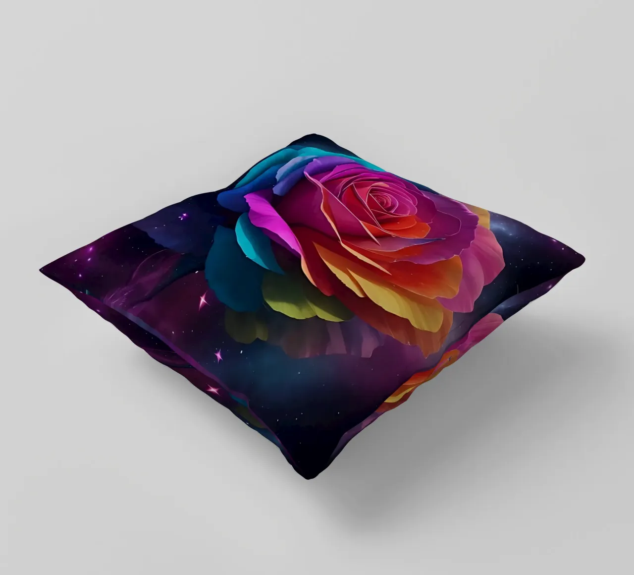 Space Nebula Rose cuscino da LM2KONE