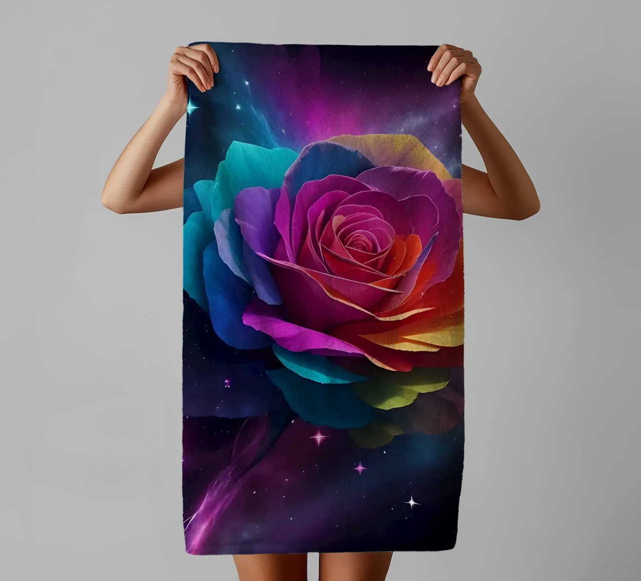 Rose de la nébuleuse spatiale serviette de bain de LM2KONE
