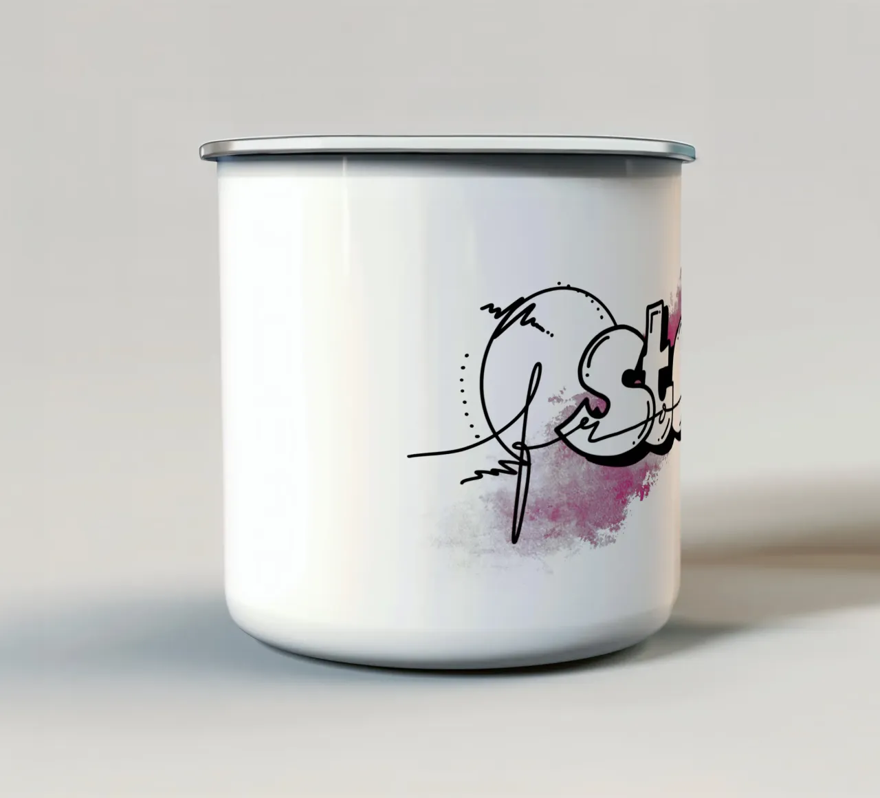 Frohe Ostern tazza in smalto da LIMITED EDITION LETTERS