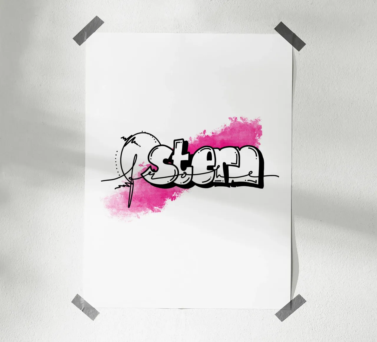 Frohe Ostern poster da LIMITED EDITION LETTERS