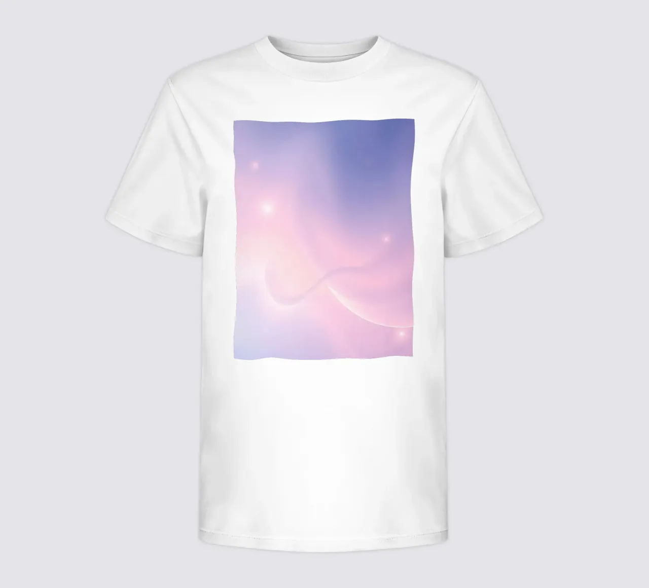 Tranquil abstract background with soft pastel hues kids t-shirt by DesignDoodle