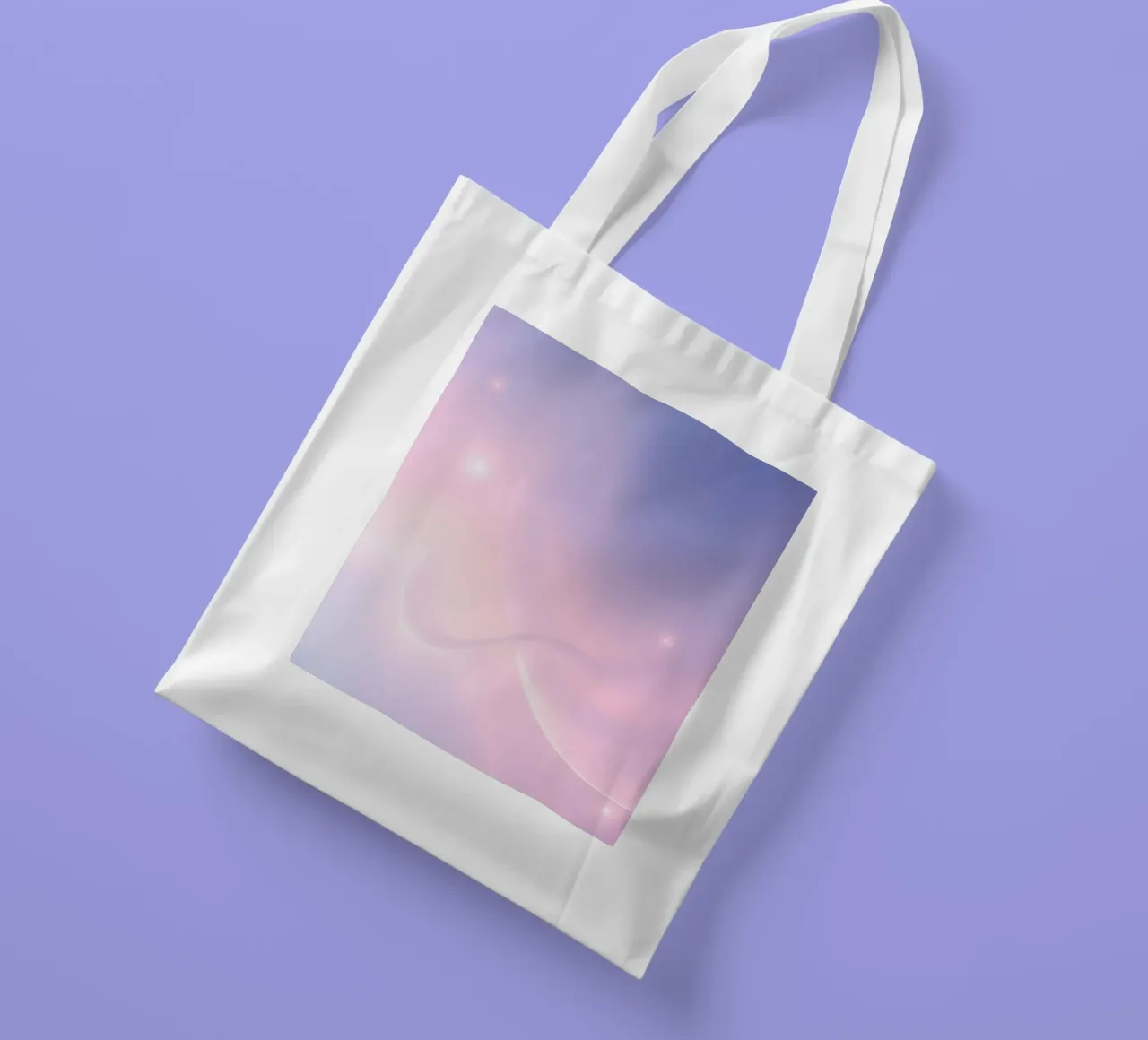 Tranquil abstract background with soft pastel hues tote bag by DesignDoodle