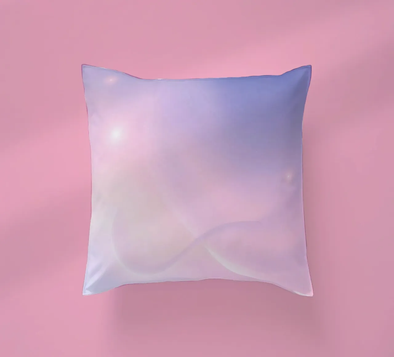 Tranquil abstract background with soft pastel hues decorative cushion by DesignDoodle