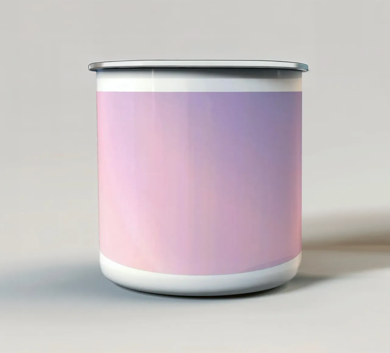 Rustige abstracte achtergrond met zachte pasteltinten emaille mok van DesignDoodle