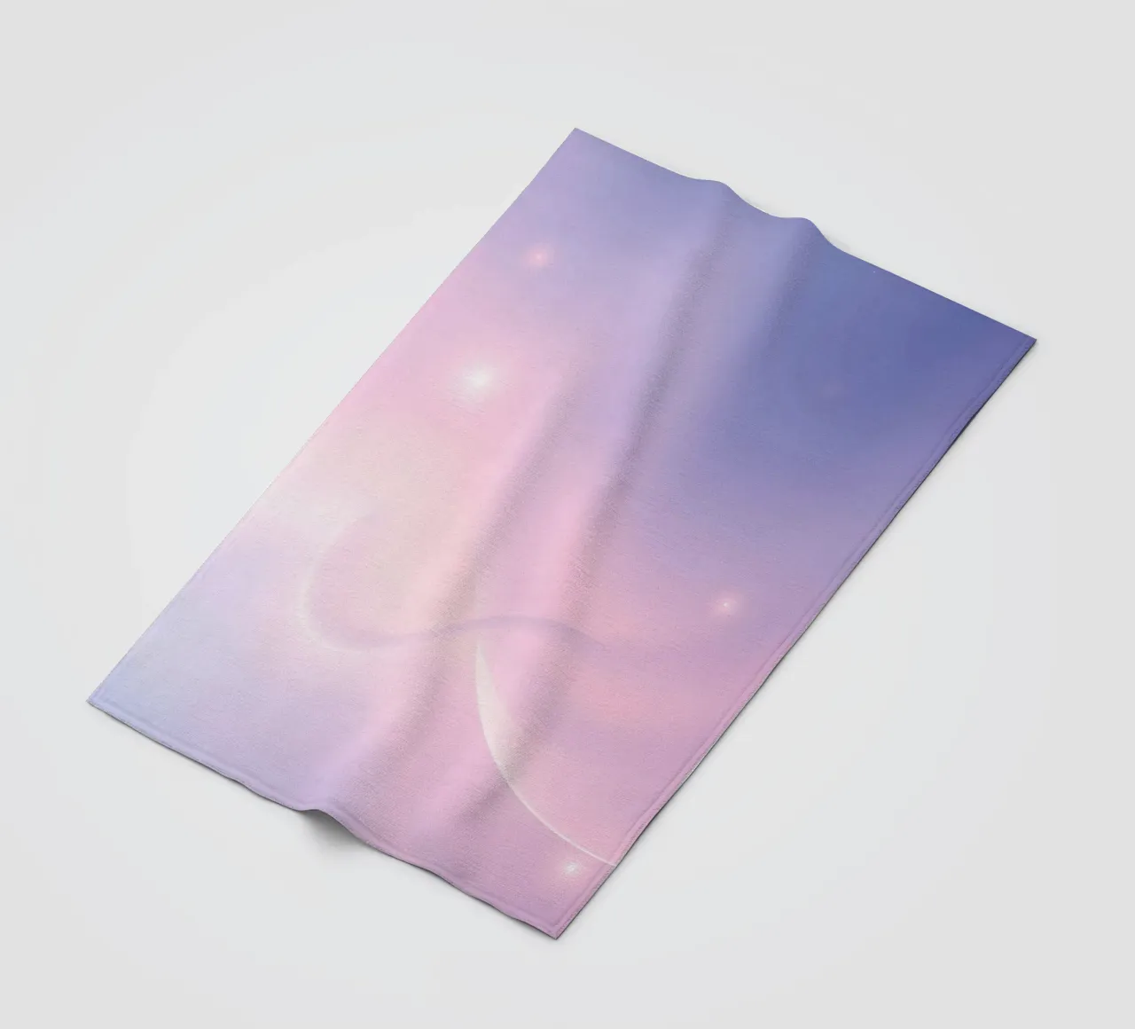 Tranquil abstract background with soft pastel hues fleece blanket by DesignDoodle
