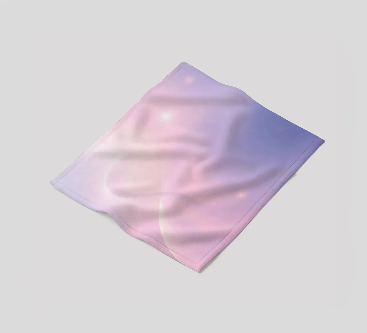 Tranquil abstract background with soft pastel hues fleece blanket by DesignDoodle