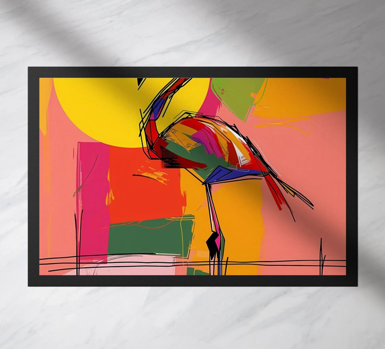 Flamingo Pop Artr zerbino da Caeson
