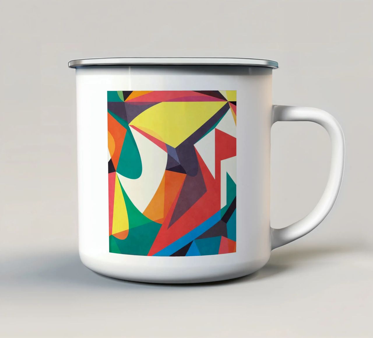 Abstract Shapes VI tazza in smalto da lovely lines