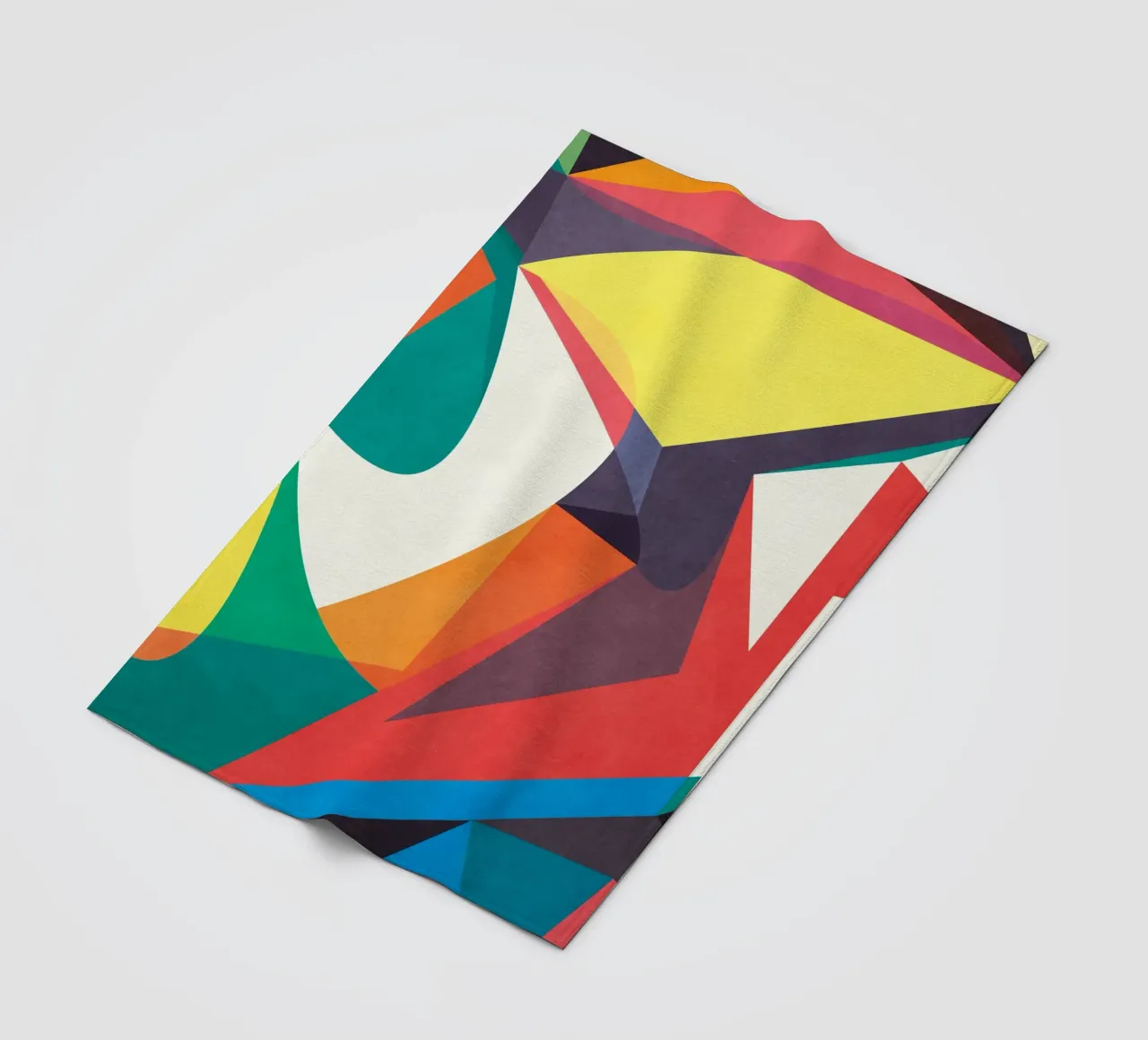 Abstract Shapes VI coperta in pile da lovely lines
