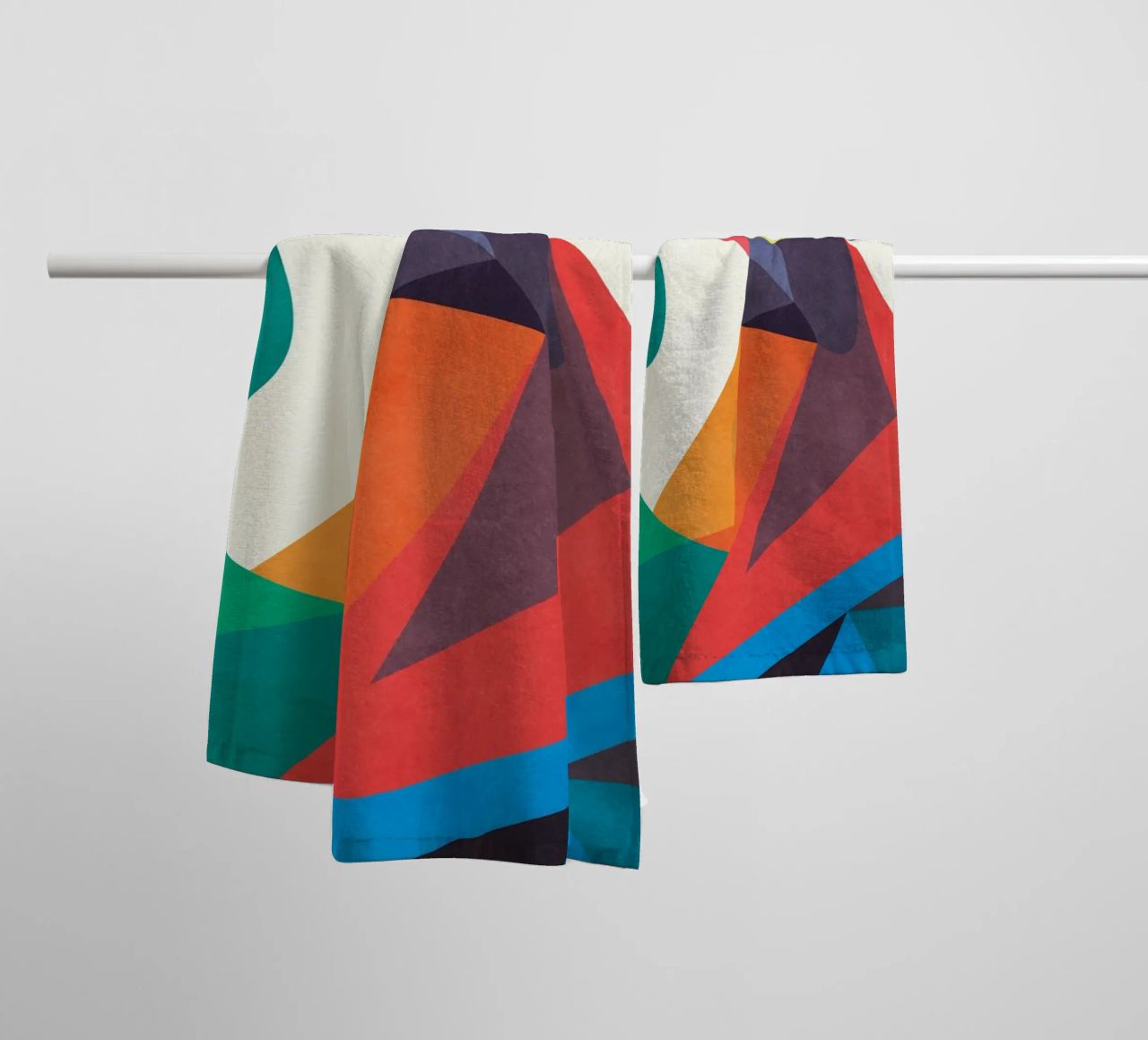 Abstract Shapes VI serviette de bain de lovely lines