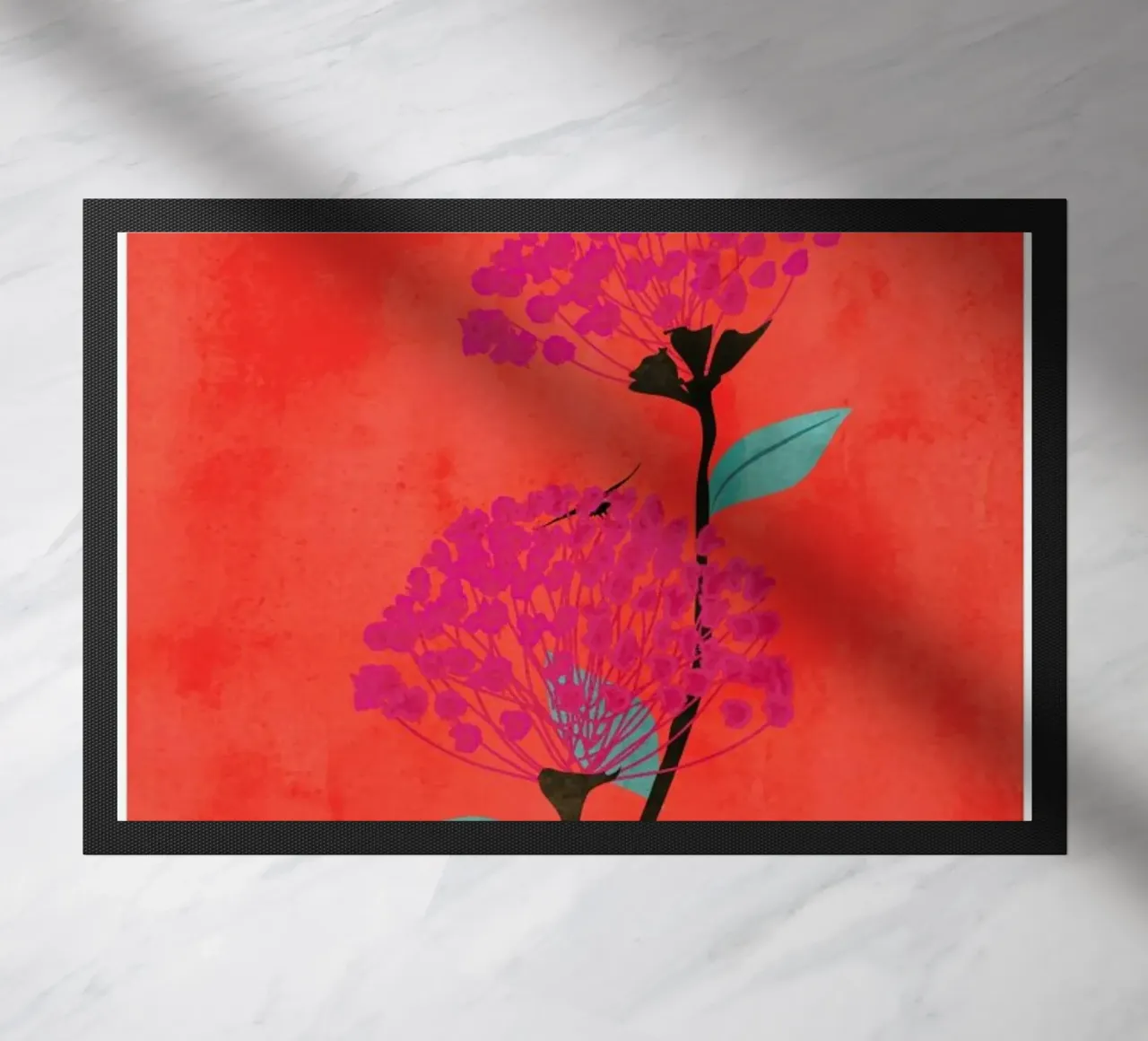 Warm Sunset doormat by Kubistika