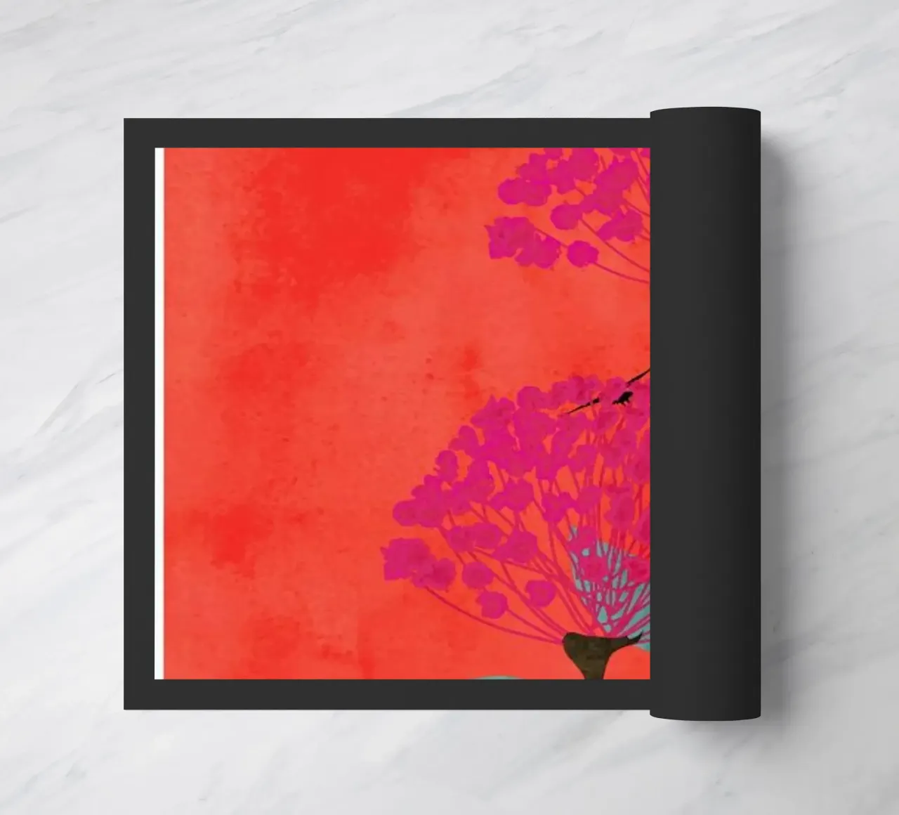 Warm Sunset doormat by Kubistika