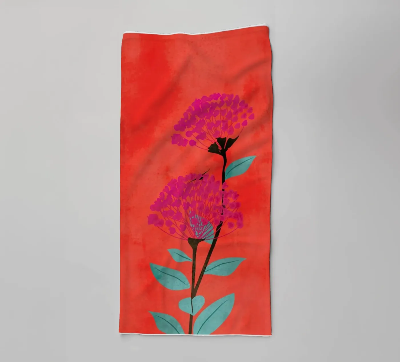 Warm Sunset badhanddoek van Kubistika