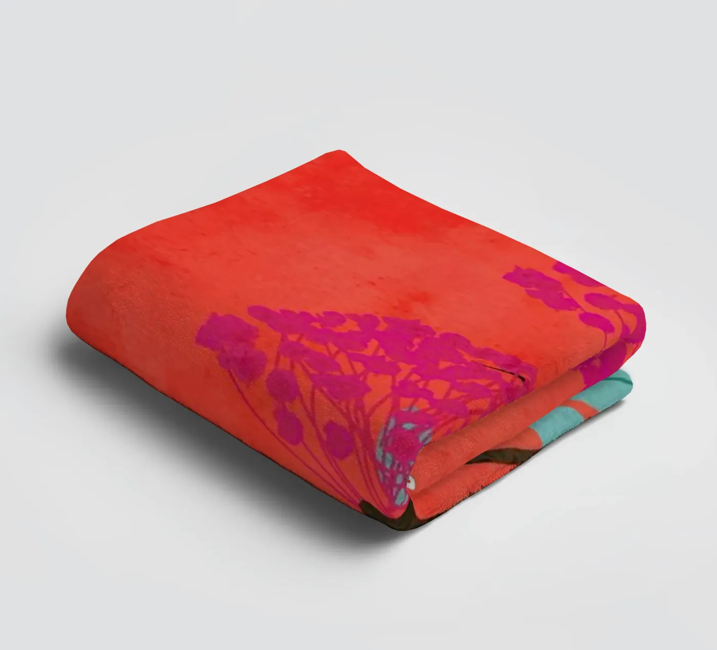 Warm Sunset badhanddoek van Kubistika