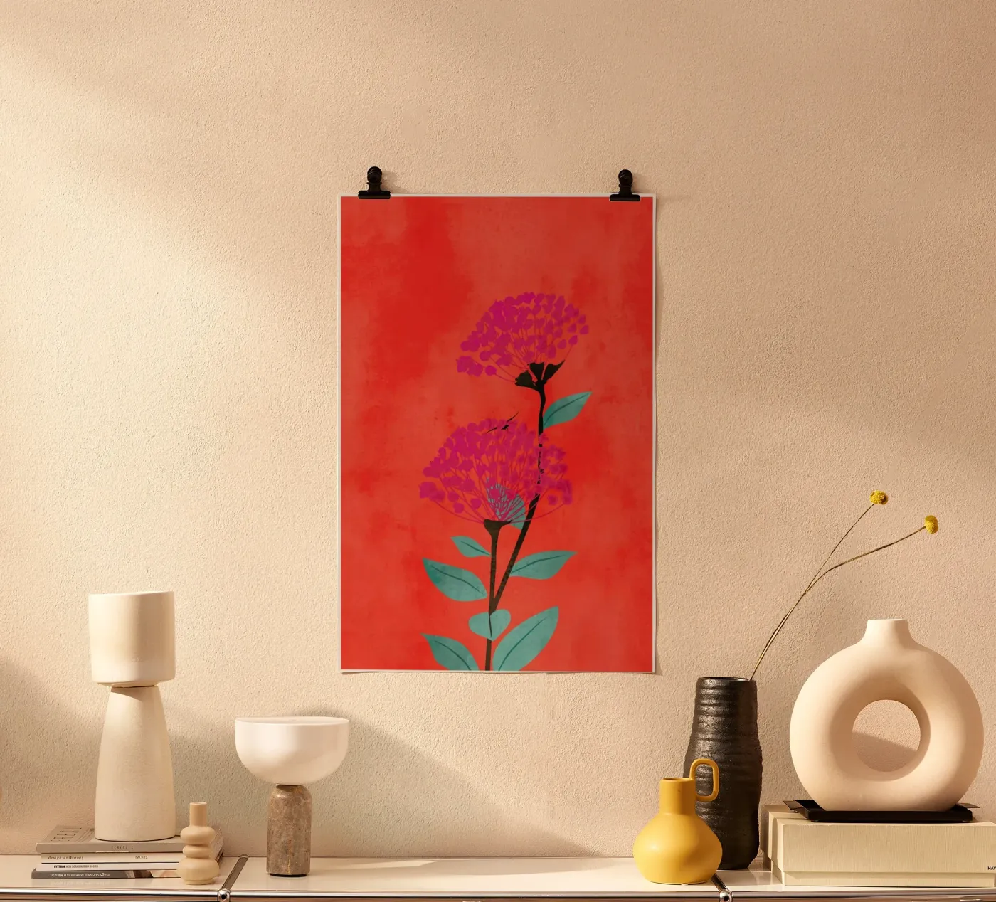 Warm Sunset poster by Kubistika