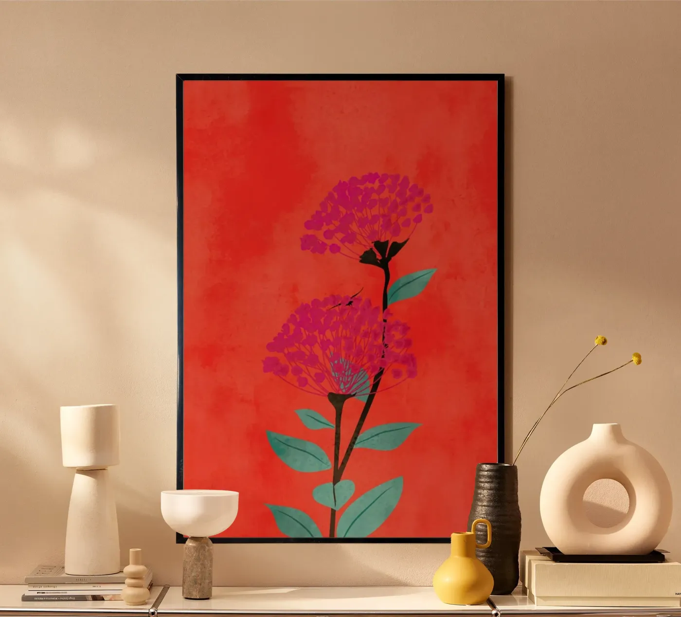 Warm Sunset poster by Kubistika