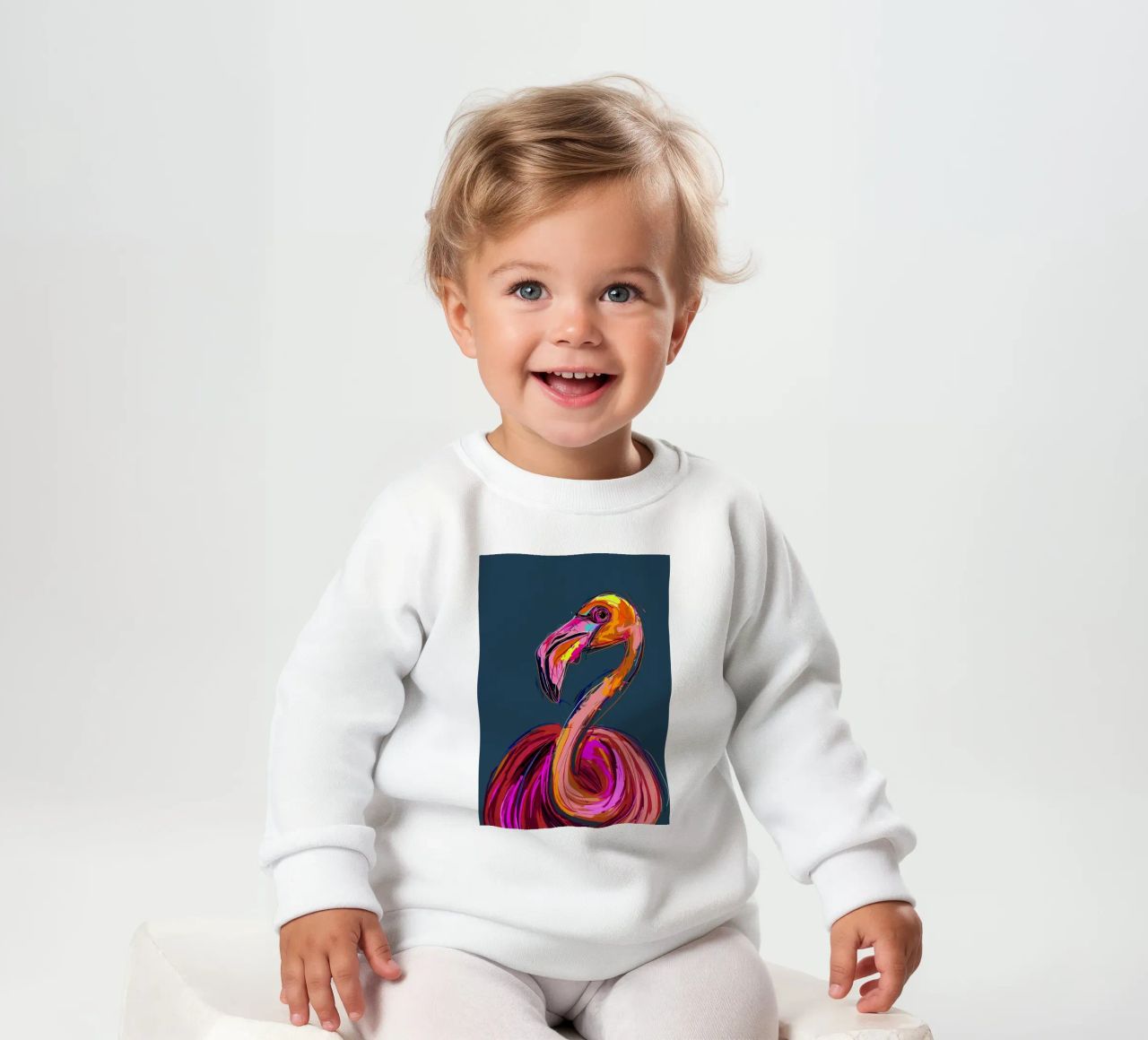 Flamingo Pop Artr felpa neonato da Caeson
