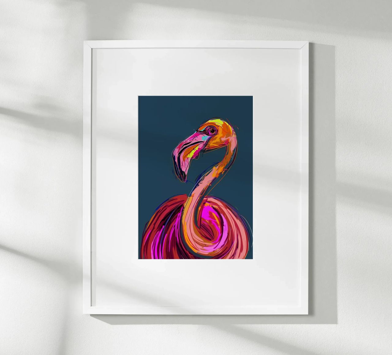 Flamingo Pop Artr Poster von Caeson