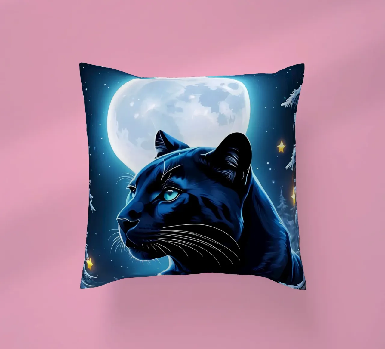 Luna Pantera Nera cuscino da LM2KONE