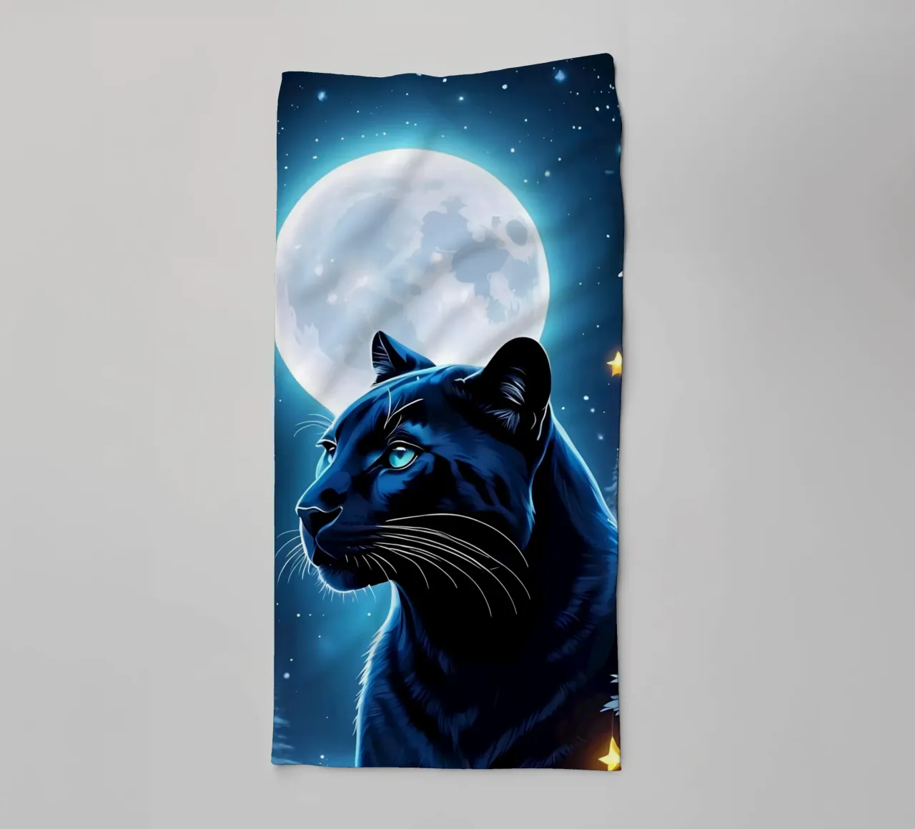 Luna Pantera Nera asciugamano da bagno da LM2KONE