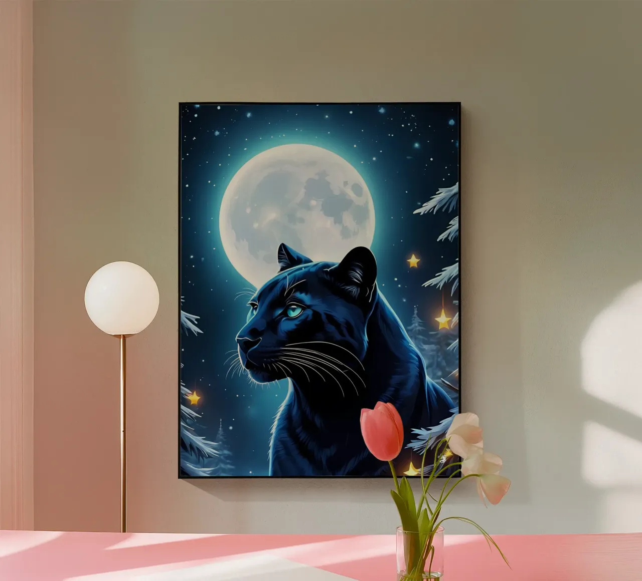 Luna Pantera Nera plexiglass da LM2KONE