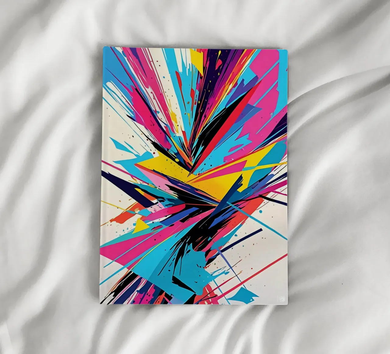 Motif abstrait coloré carnet de notes de LM2KONE