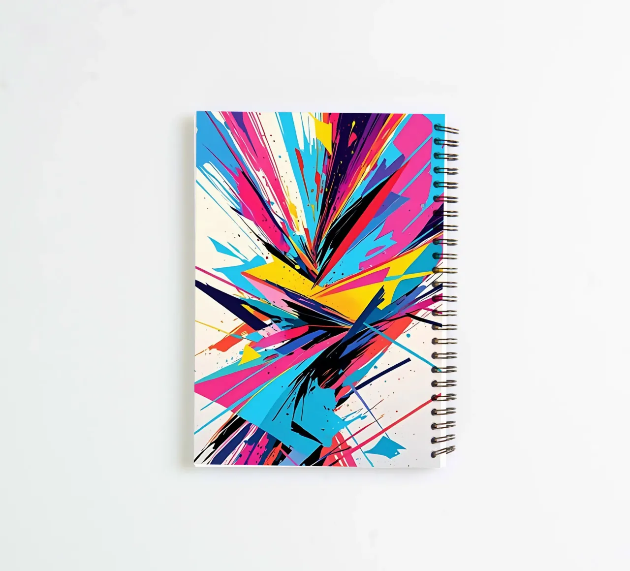 Abtract Pattern Colorful spiral notebook by LM2KONE