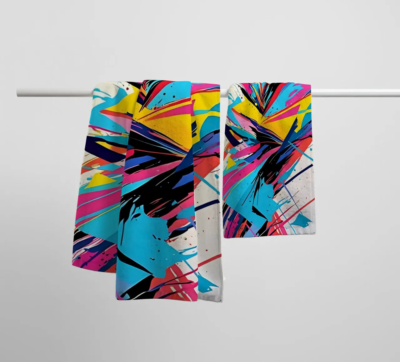 Abtract Pattern Colorful towel by LM2Kone