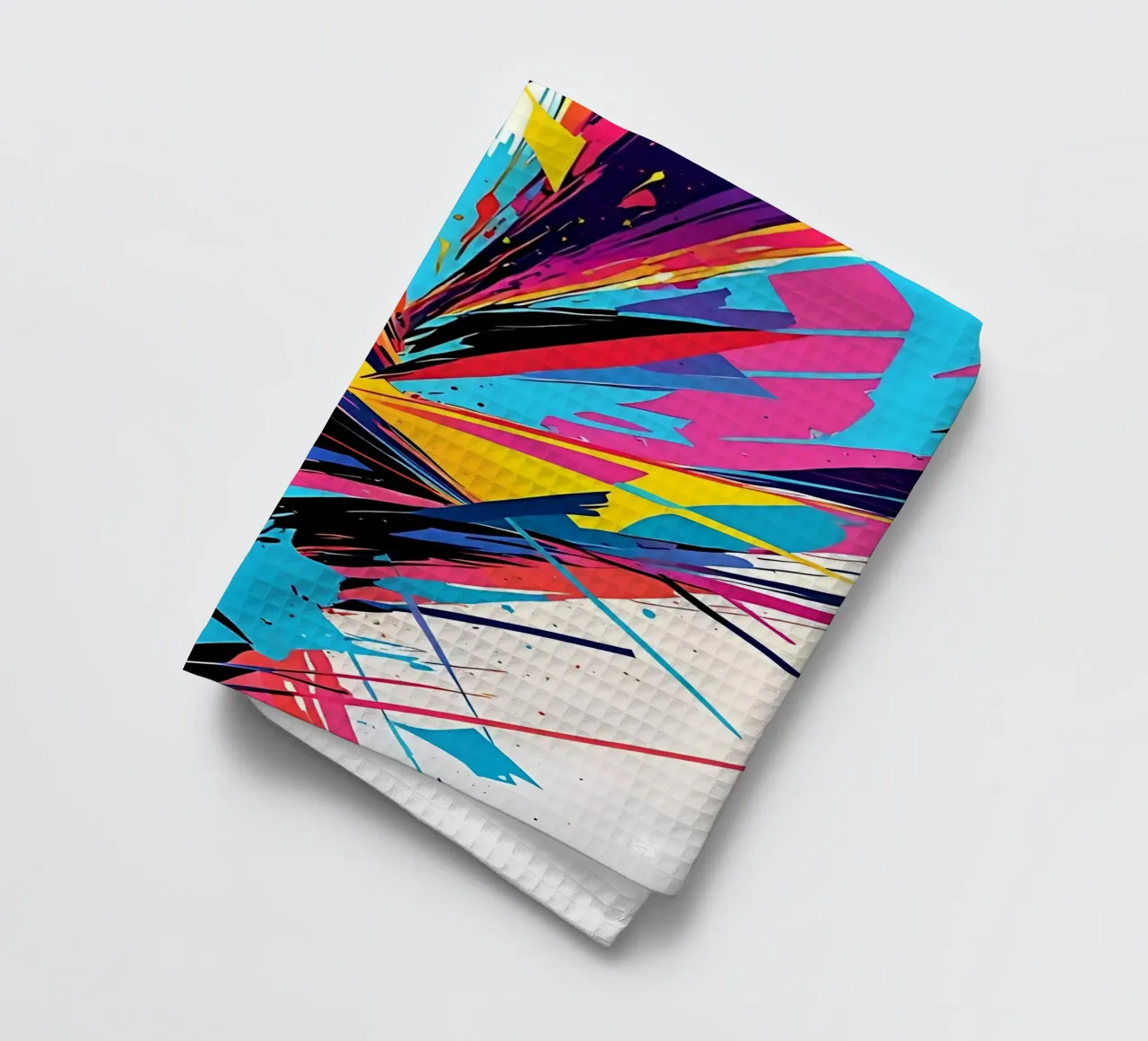 Motif abstrait coloré torchon de LM2Kone