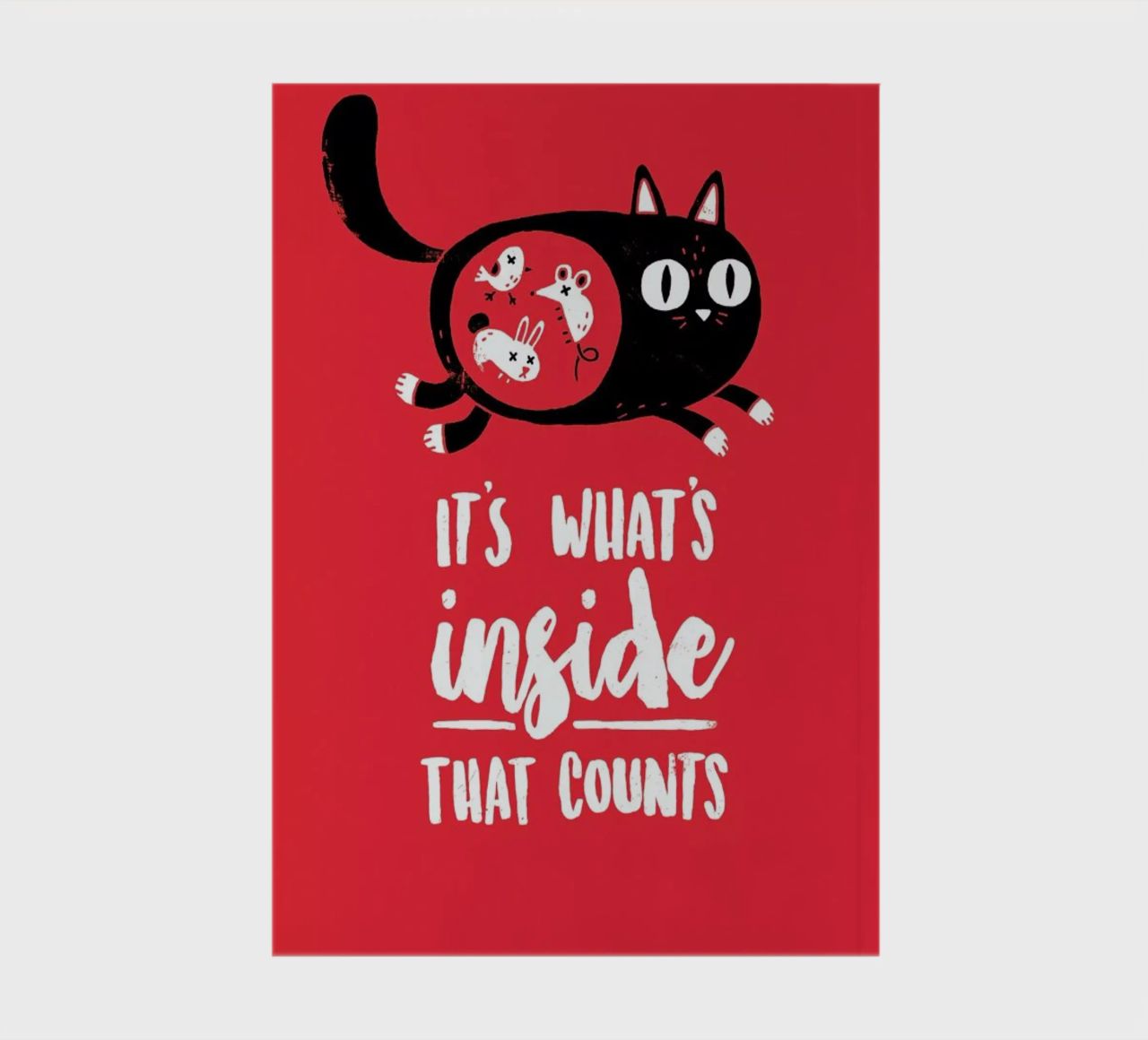 It'S Whats Inside That Counts Portrait notebook by DinoMike