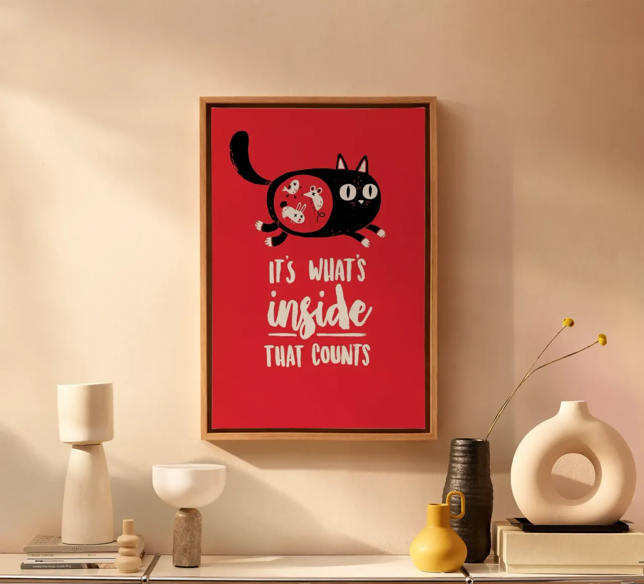 It'S Whats Inside That Counts Portrait tela da DinoMike