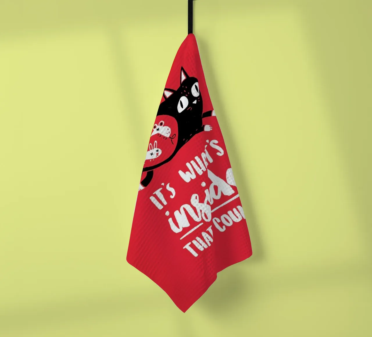 It'S Whats Inside That Counts Portrait canovaccio da cucina da DinoMike