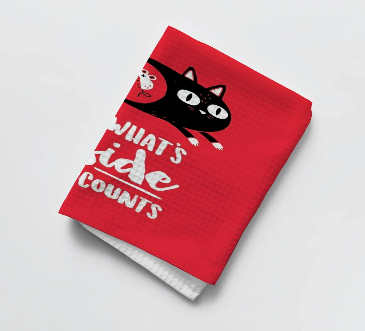 It'S Whats Inside That Counts Portrait canovaccio da cucina da DinoMike