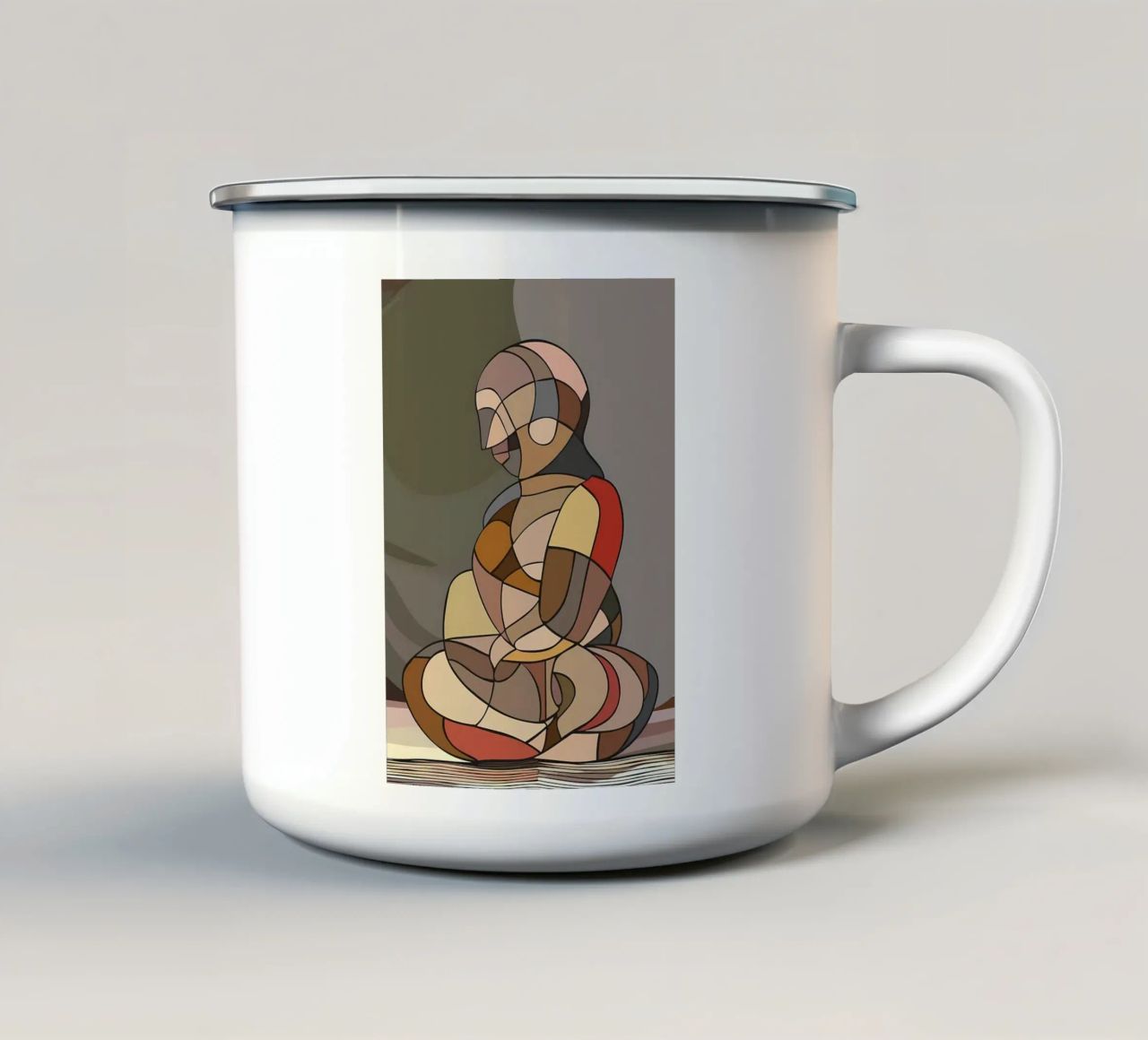 Venus Cubism Styler tazza in smalto da Caeson