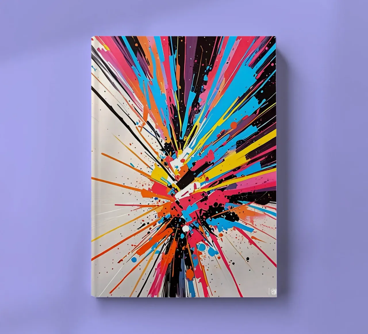Motif abstrait Couleurs carnet de notes de LM2KONE