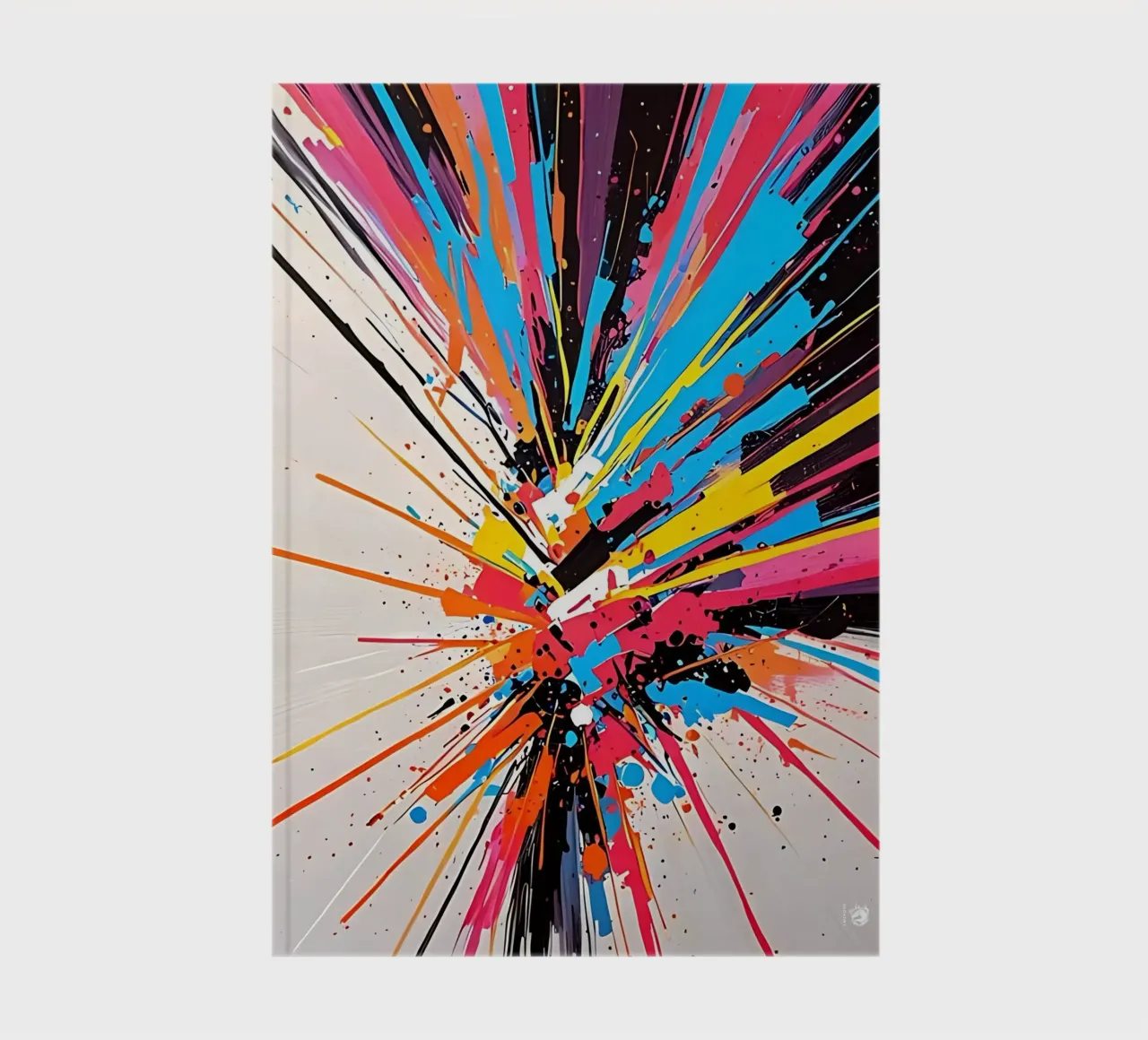 Abstract pattern Colors notebook by LM2KONE