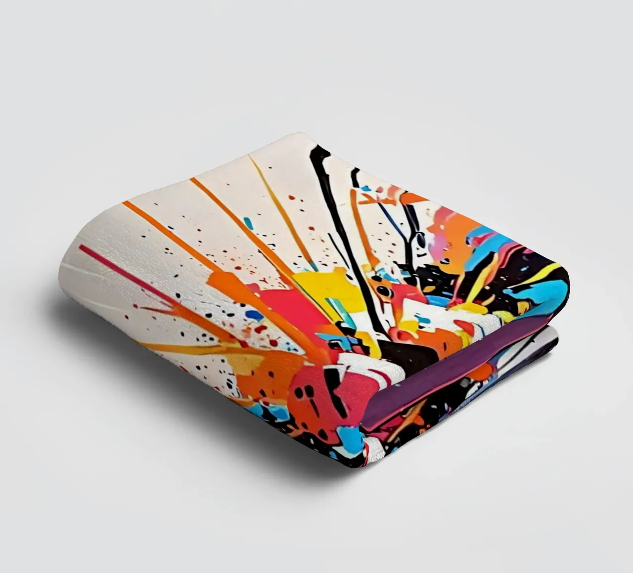 Abstract patroon Kleuren badhanddoek van LM2KONE