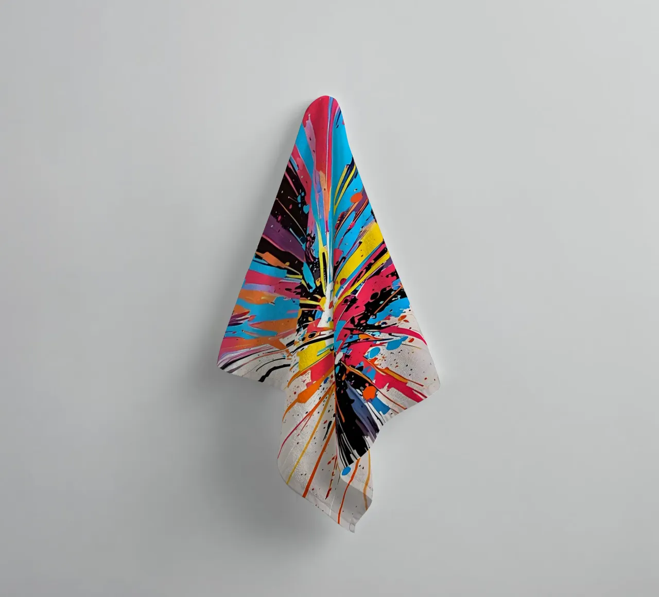 Abstract patroon Kleuren badhanddoek van LM2KONE