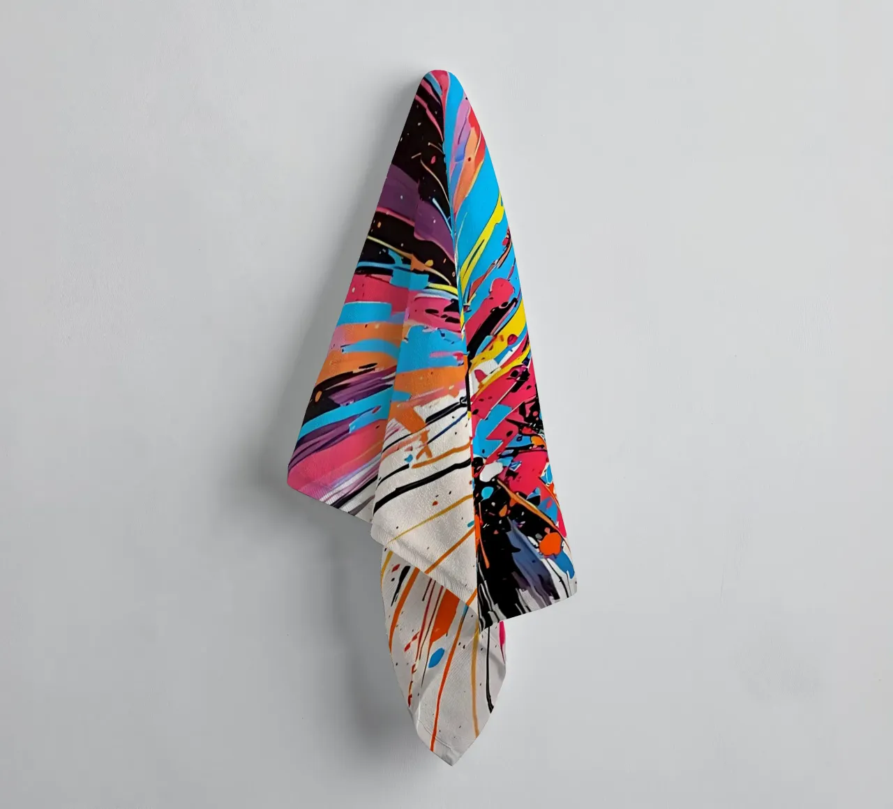 Abstract pattern Colors towel by LM2Kone