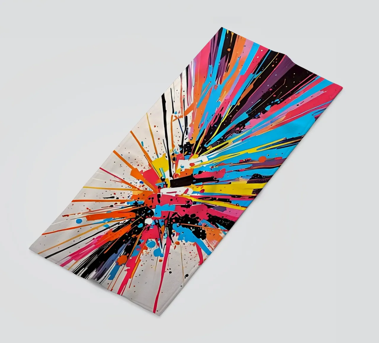 Motif abstrait Couleurs serviette de plage de LM2KONE