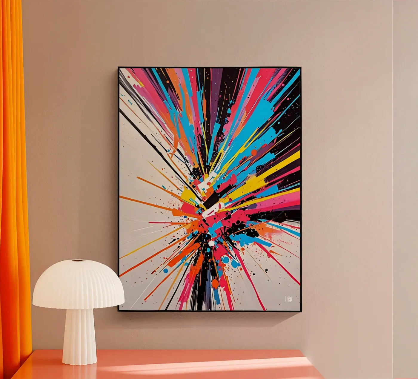 Abstract pattern Colors acryl van LM2Kone