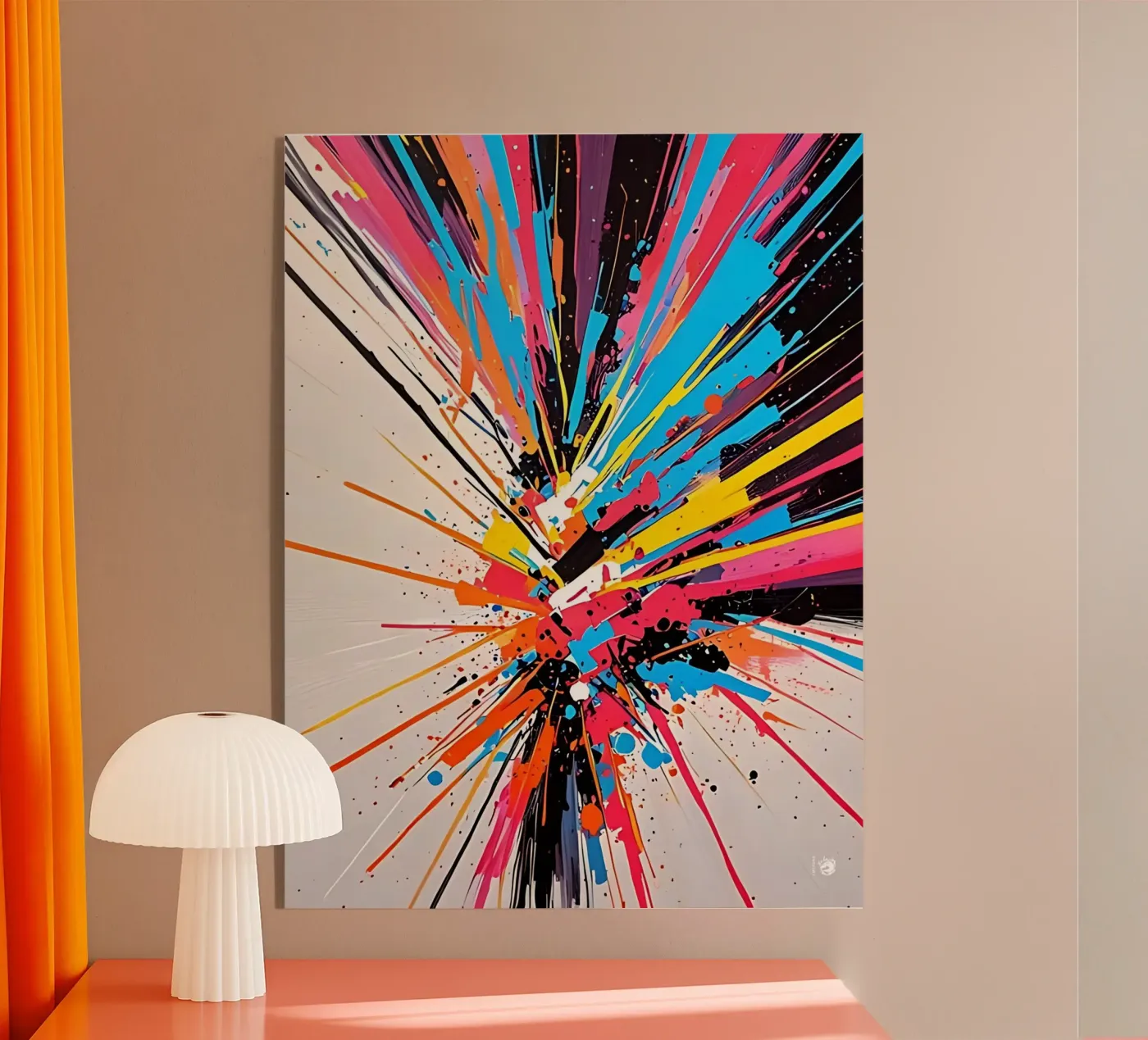 Abstract pattern Colors acryl van LM2Kone