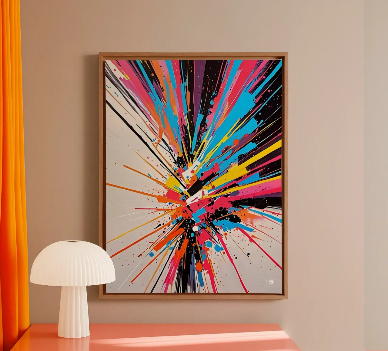 Abstract pattern Colors canvas by LM2KONE