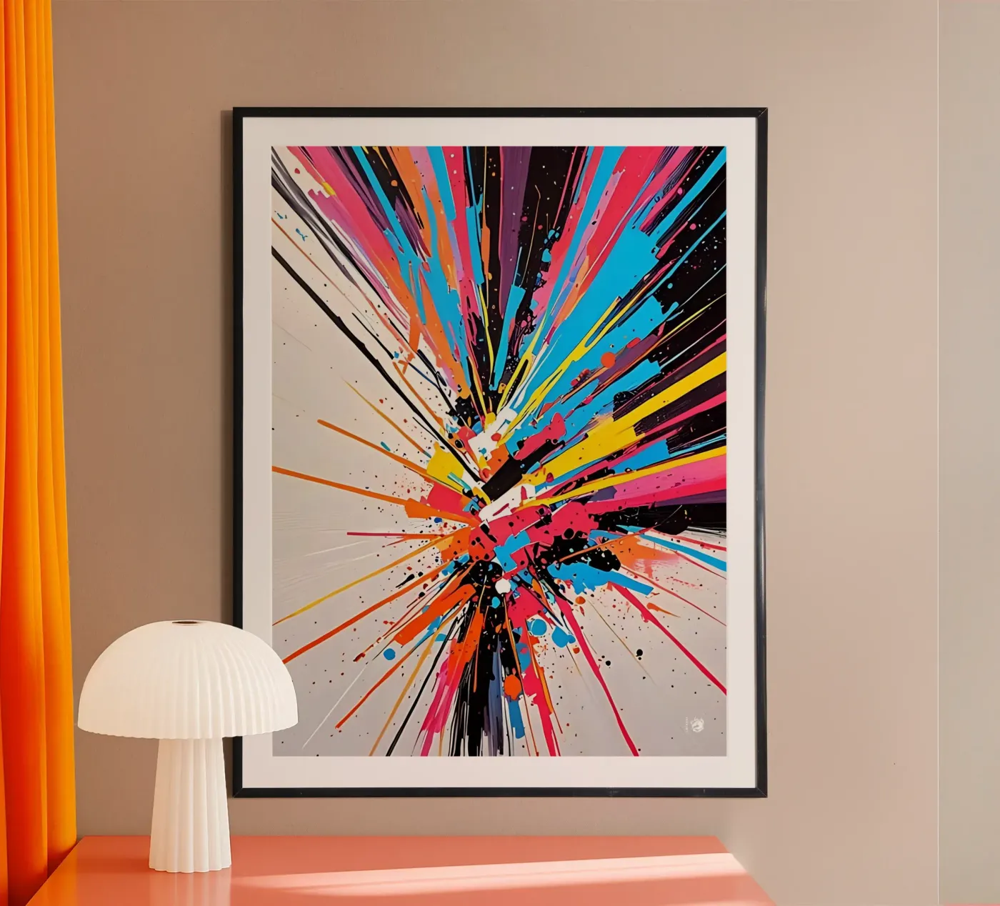 Abstract pattern Colors poster by LM2Kone