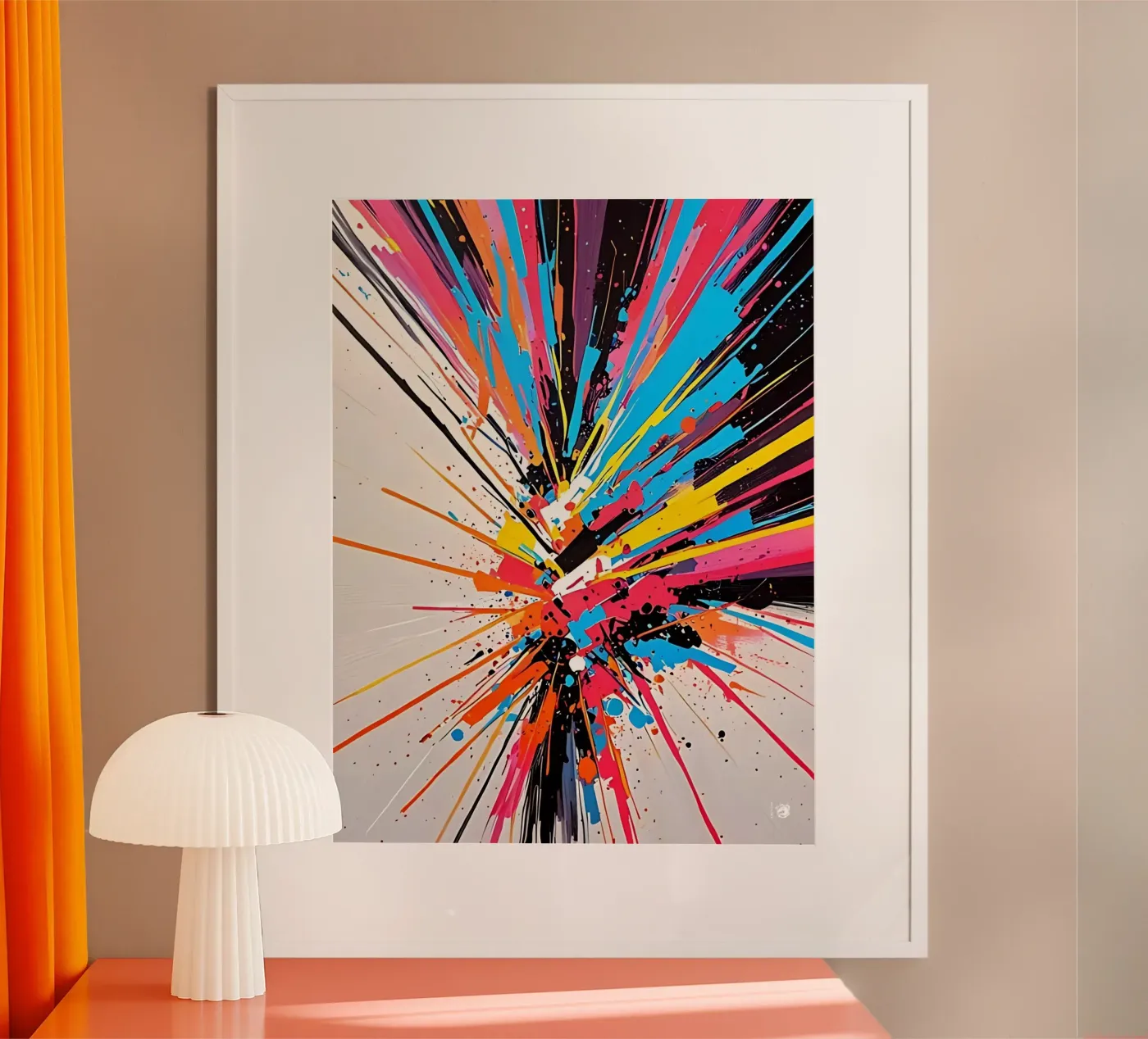 Abstract pattern Colors poster by LM2Kone
