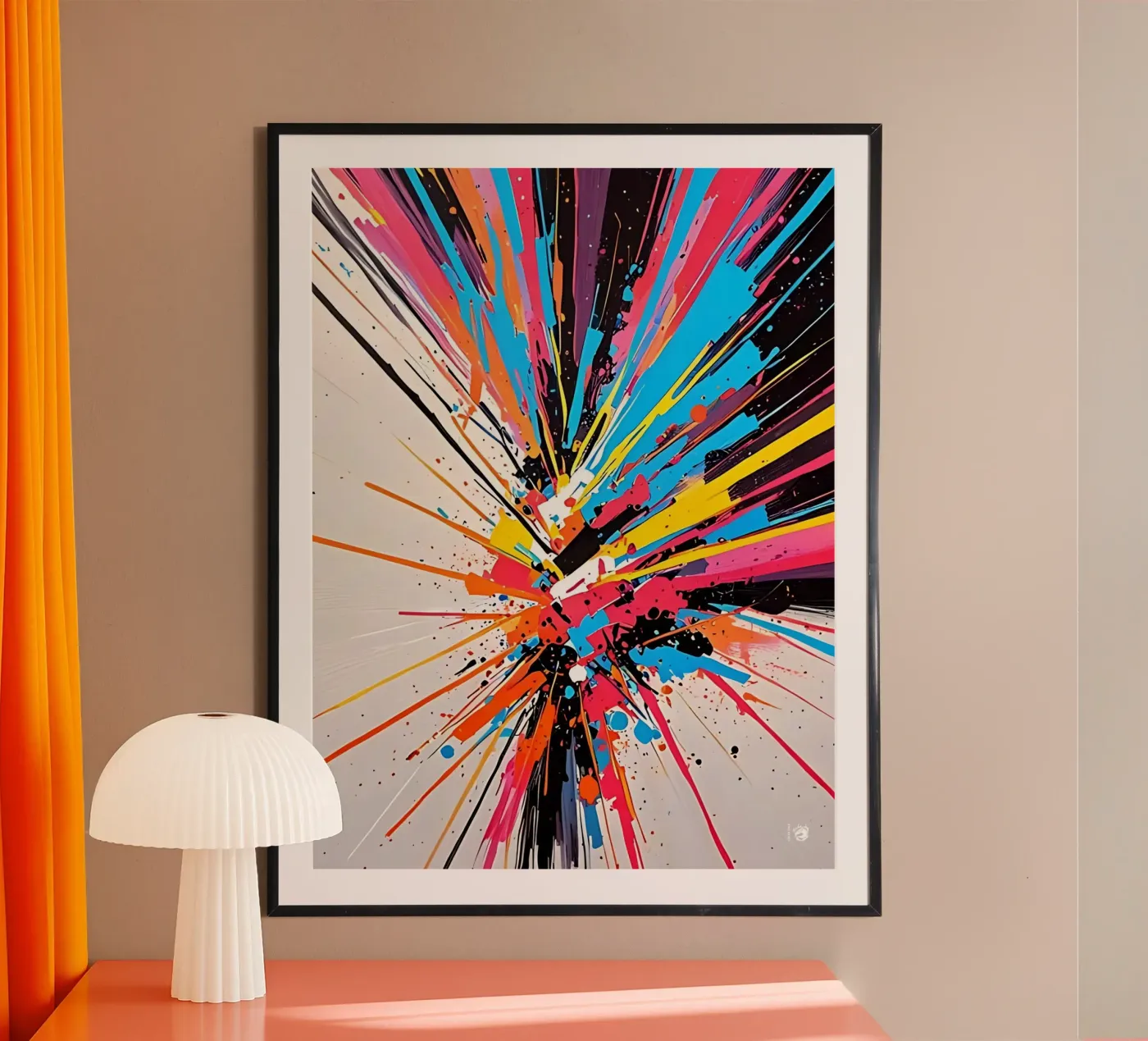 Abstract pattern Colors poster by LM2Kone